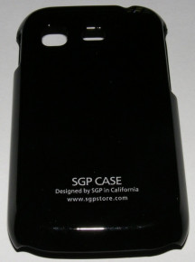Твърд гръб SGP за Samsung Galaxy Pocket S5300 черен
